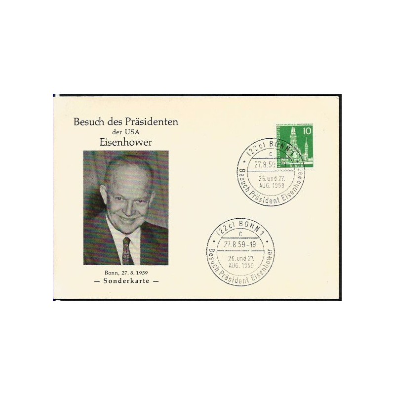 Niemcy1959, Prezydent USA Eisenhover. Karnet