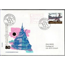 Norwegia 1980, WF Norwex. Datownik