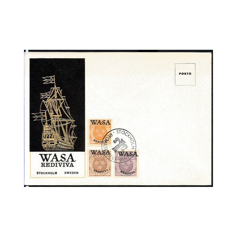 Szwecja, Okręt VASA. Koperta