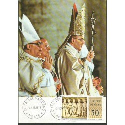 Watykan 1978, papież Jan Paweł I. Karta maksimum