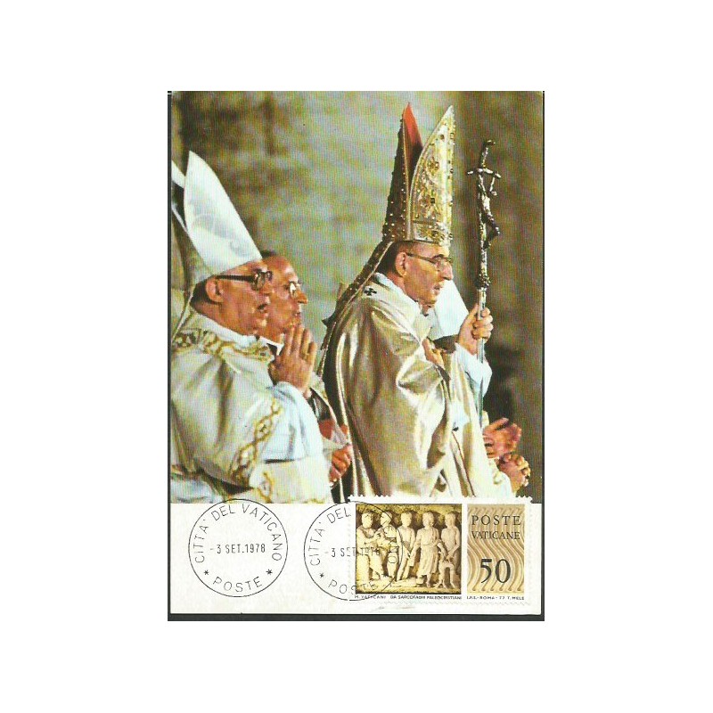 Watykan 1978, papież Jan Paweł I. Karta maksimum