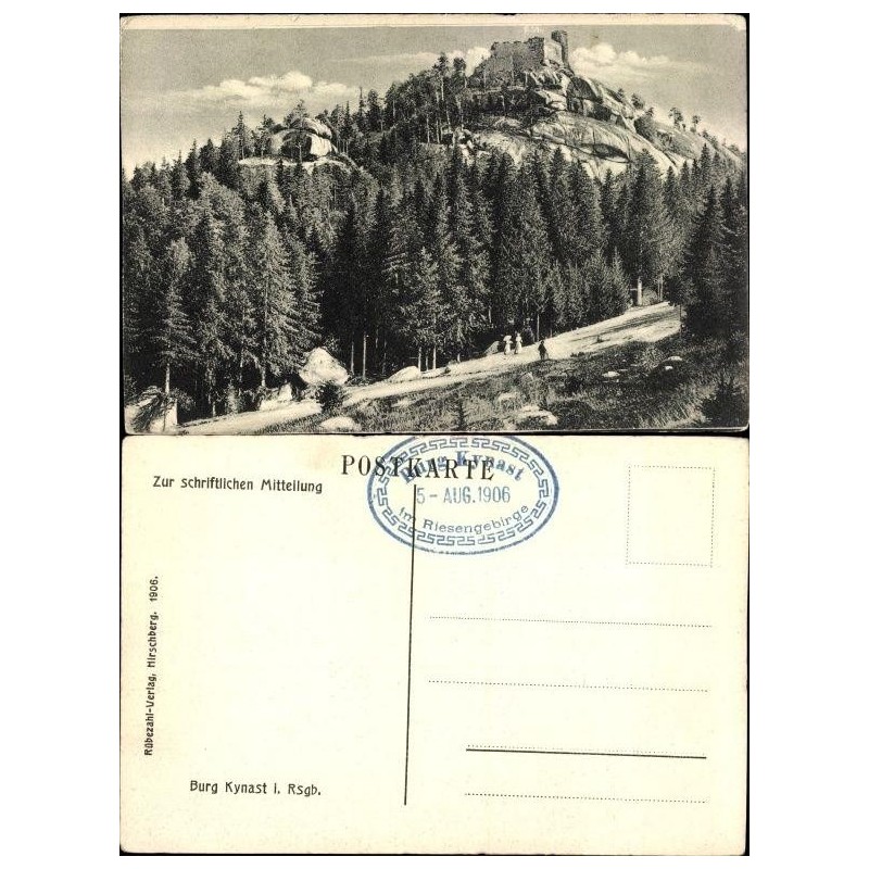Karkonosze, Zamek Chojnik, Jelenia Góra, Sobieszów. 1906 r.