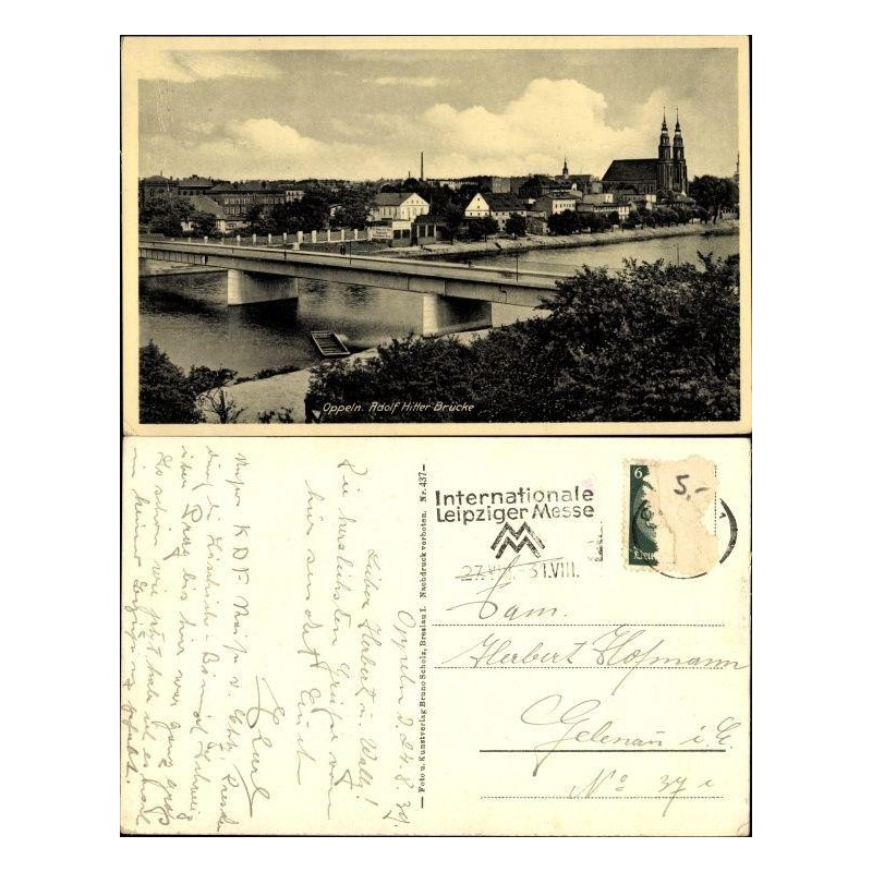 Opole, most. Obieg 1939