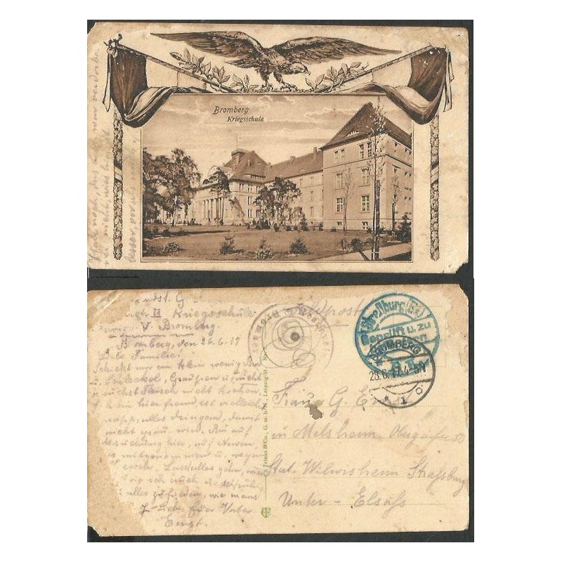 Bydgoszcz, szkoła wojskowa. Obieg 1917