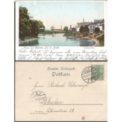 Racibórz, most, nabrzeże Odry. Obieg 1900