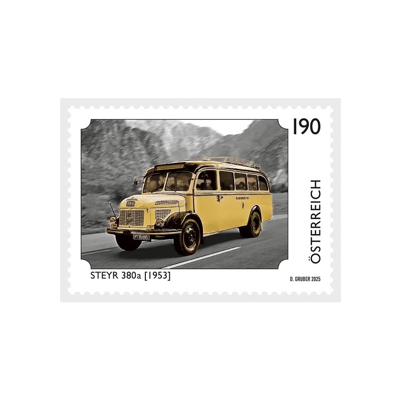 Austria 2025, Samochód Steyr, autobus **