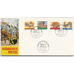 Niemcy 1971, Targi Hanower, fauna. Koperta