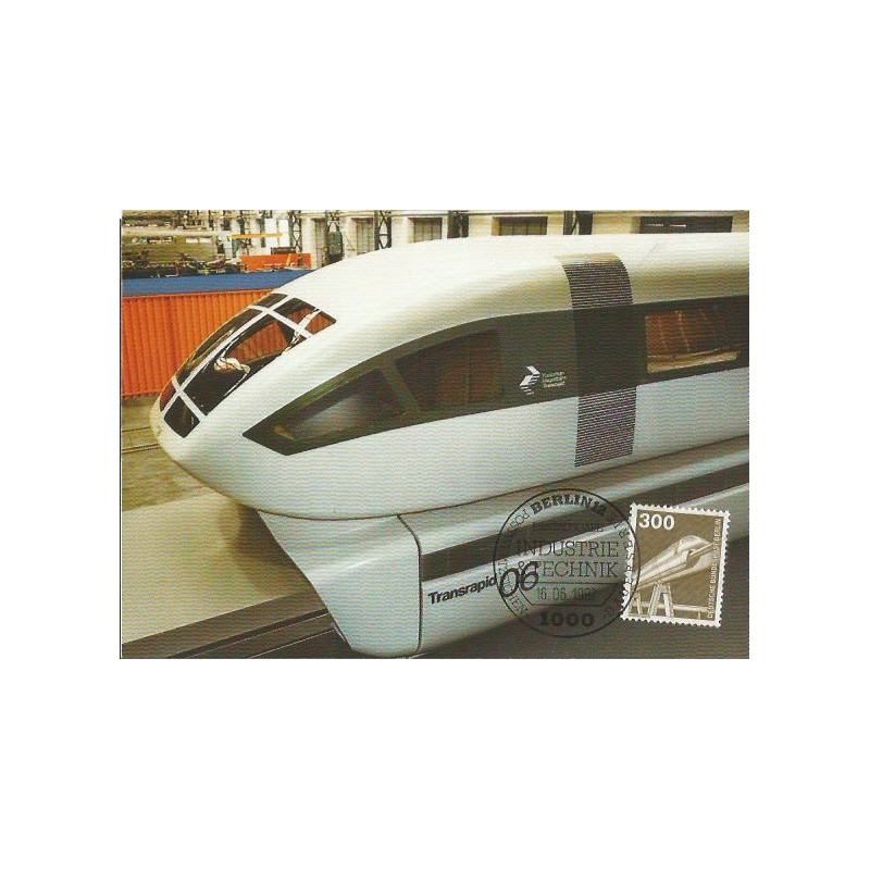 Niemcy 1982, Kolej, pociąg. Karta maksimum