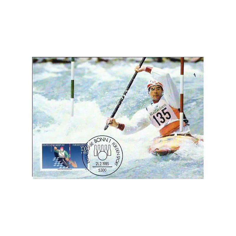 Niemcy 1985, Kajakarstwo. Karta maksimum