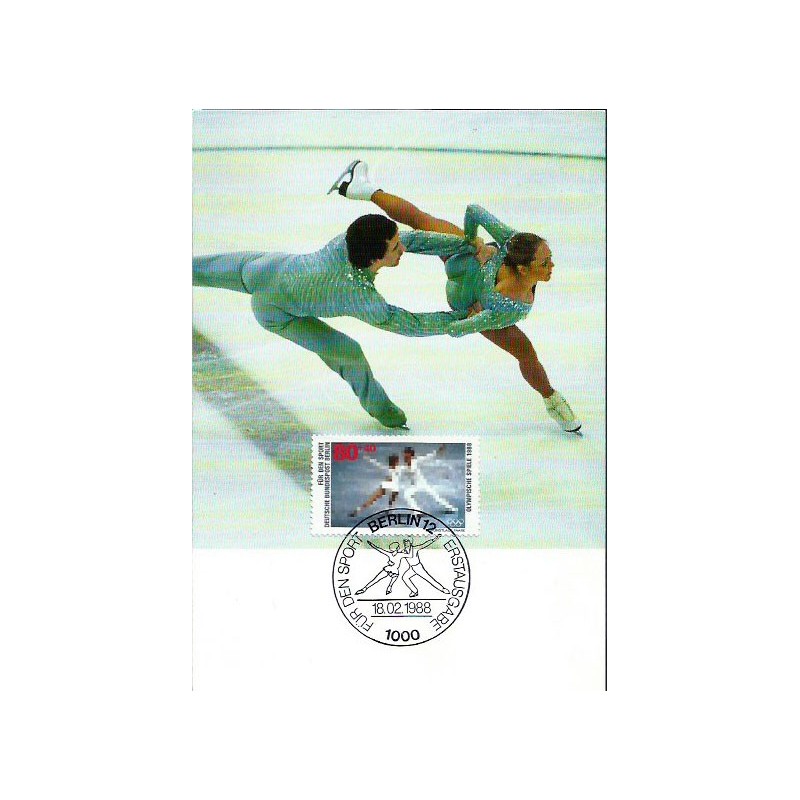 Niemcy 1988, Łyżwiarstwo. Karta maksimum