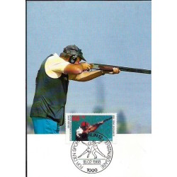 Niemcy 1988, Strzelectwo. Karta maksimum