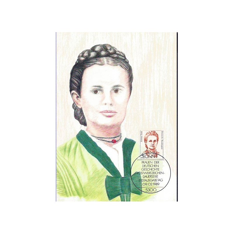 Niemcy 1989, Emma Ihrer, polityka, Kłodzko. Karta maksimum