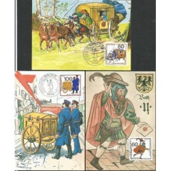 Niemcy 1989, Poczta, historia poczty. Karta maksimum