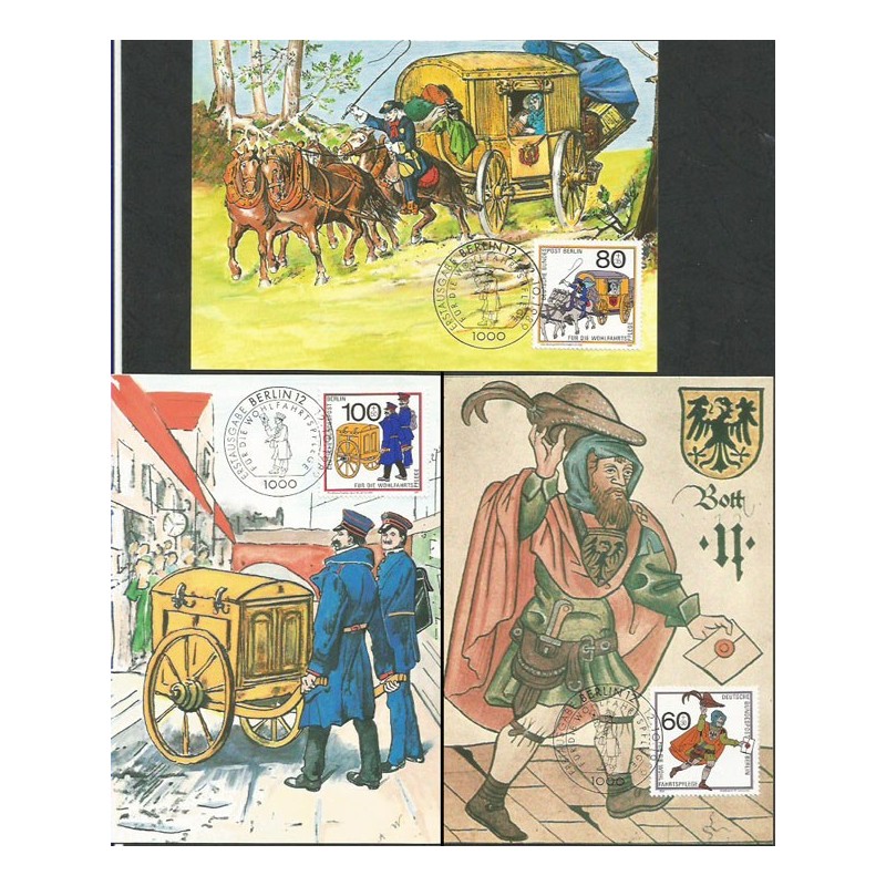 Niemcy 1989, Poczta, historia poczty. Karta maksimum