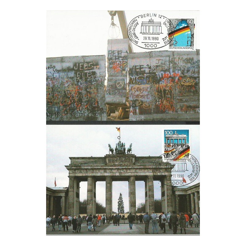 Niemcy 1990, Zjednoczenie Niemiec, otwarcie granic. Karta maksimum