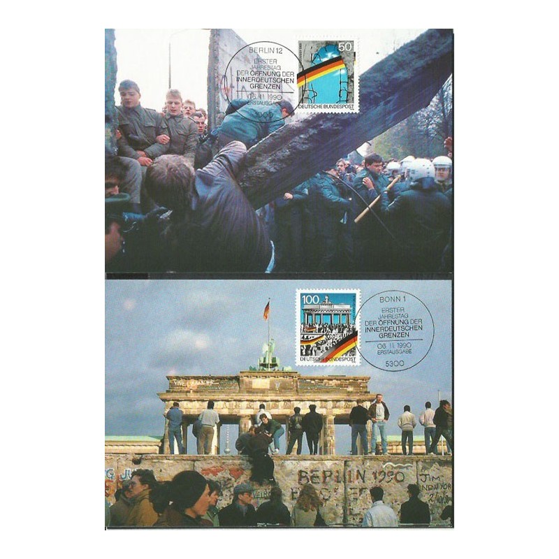 Niemcy 1990, Zjednoczenie Niemiec, otwarcie granic. Karta maksimum