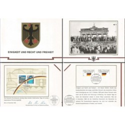 Niemcy 1990, Zjednoczenie Niemiec, otwarcie granic. Karnet
