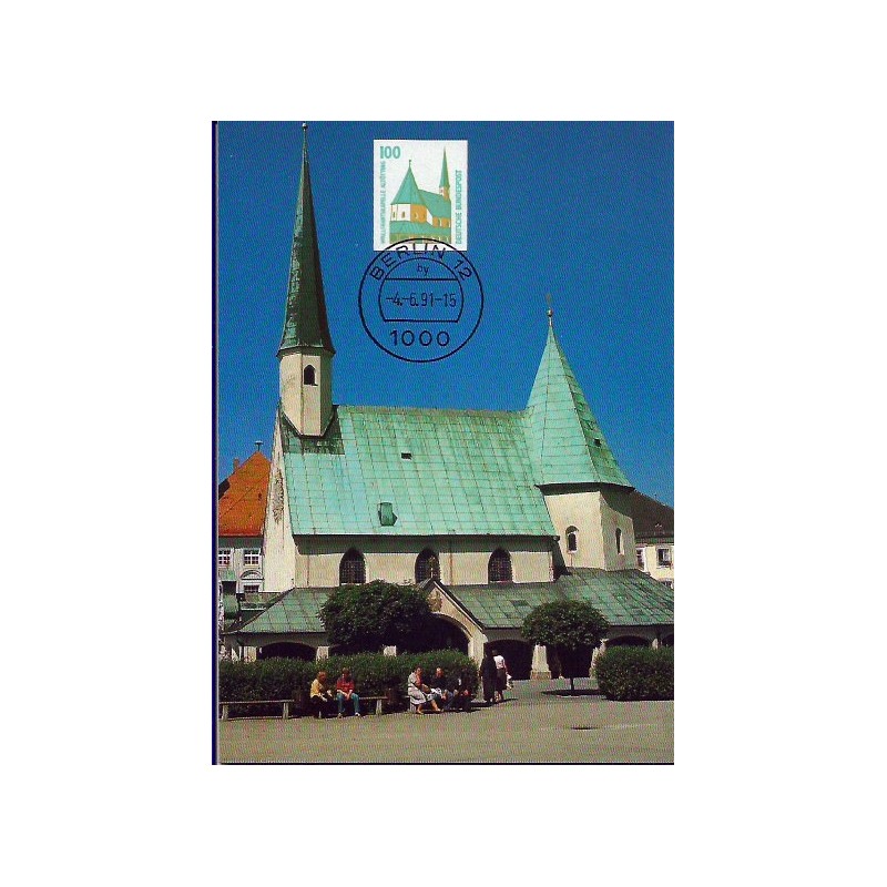Niemcy 1991, Kościół. Karta maksimum