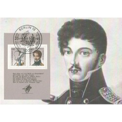 Niemcy 1991, T. Korner, poeta. Karta maksimum