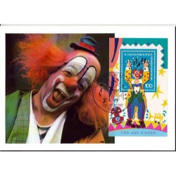 Niemcy 1993, Klaun, muzyka, dziecko. Karta maksimum