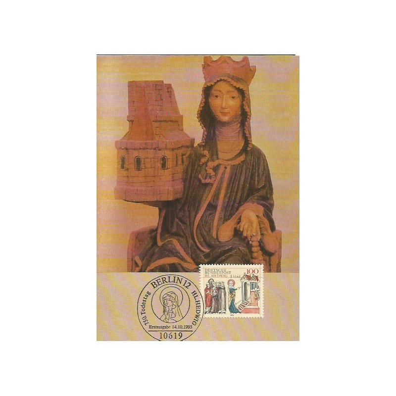 Niemcy 1993, Święta Jadwiga Śląska. Karta maksimum