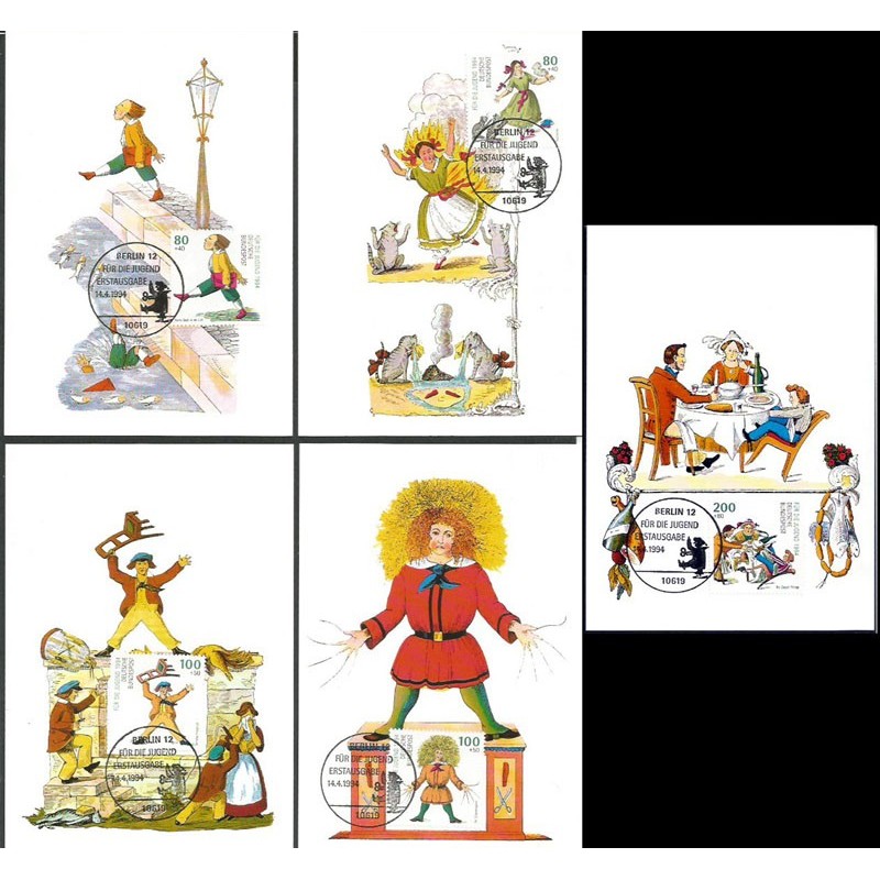 Niemcy 1994, Bajki i legendy, literatura. Karta maksimum