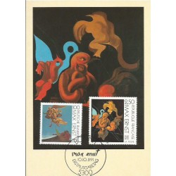 Niemcy i Francja 1991, Malarstwo, Max Ernst. Karta maksimum