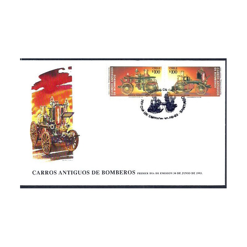 Chile 1993, Straż pożarna. FDC