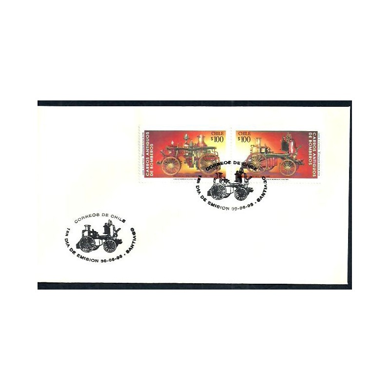 Chile 1993, Straż pożarna. FDC