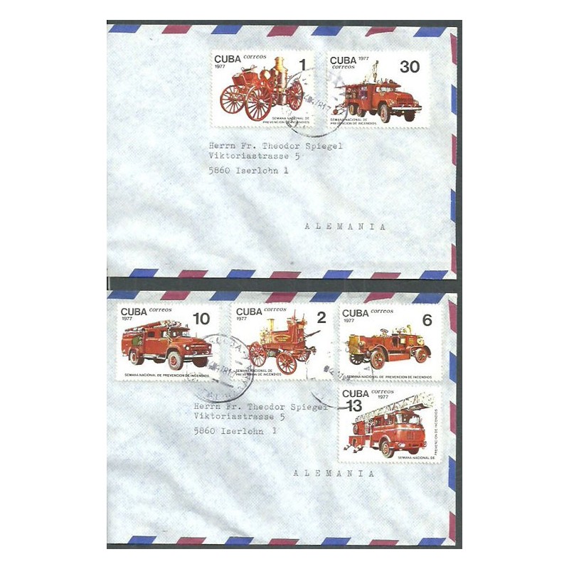 Kuba 1977, Straż pożarna. Przesyłki z obiegu