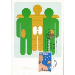 Hiszpania 1982, Transplantacja, medycyna. Karta maksimum