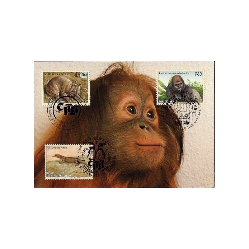 ONZ 1993, Fauna. Karta maksimum