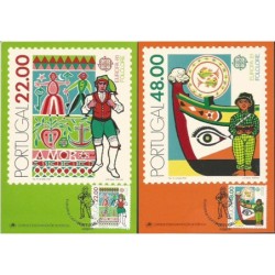 Portugalia 1981, EUROPA CEPT: folklor. Karta maksimum