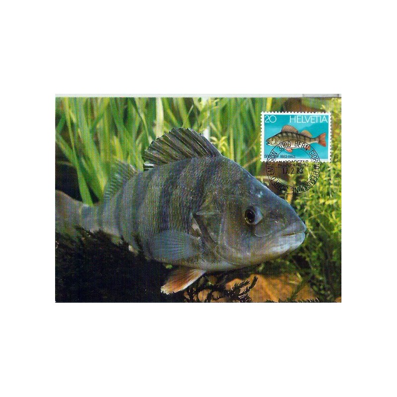 Szwajcaria 1983, Ryba. Karta maksimum