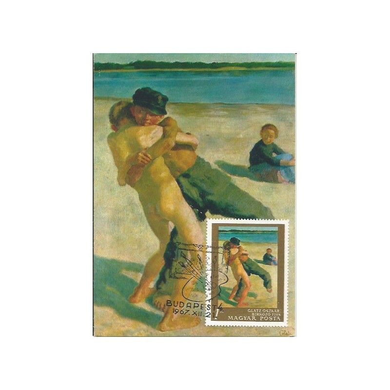 Węgry 1967, Malarstwo. Karta maksimum