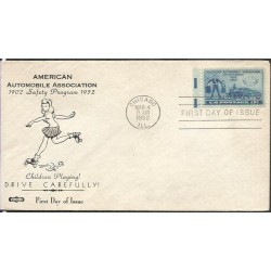 USA 1952, Motoryzacja, bezpieczeństwo. FDC