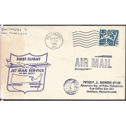 USA 1960, Lot Waszyngton - San Francisco. Baltimore