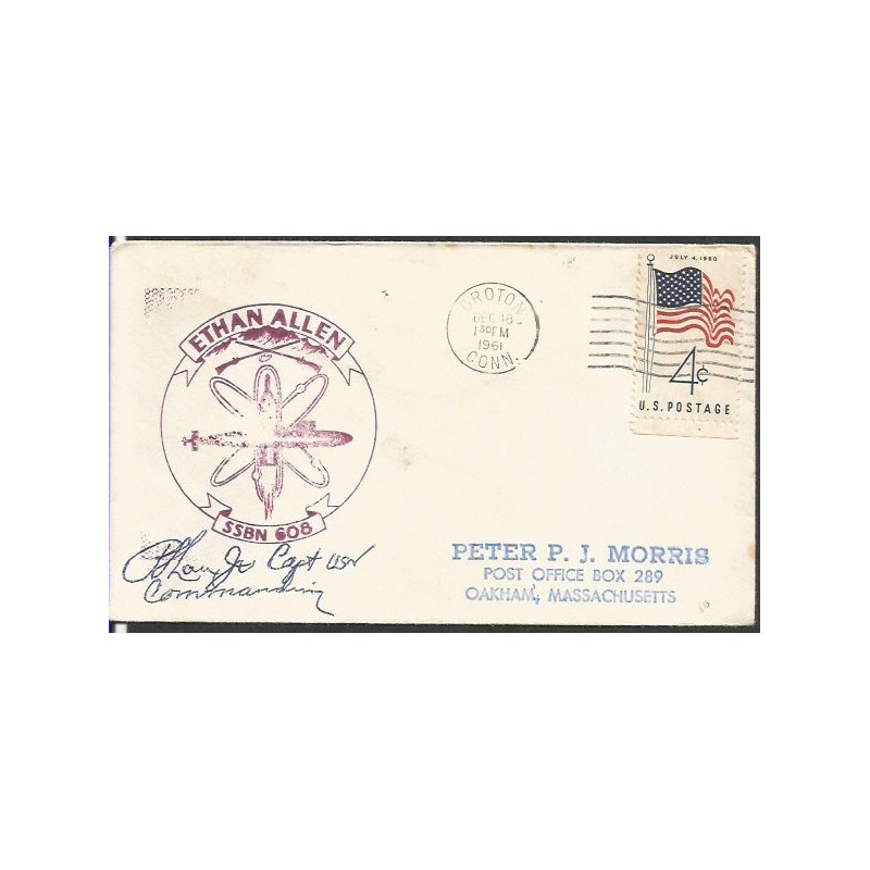 USA 1961, Łódź podwodna USS Ethan Allen. Groton