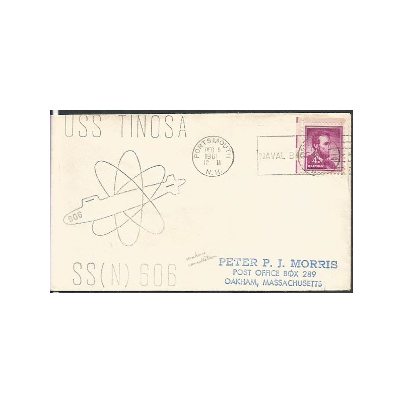 USA 1961, Łódź podwodna USS Tinosa. Portsmouth