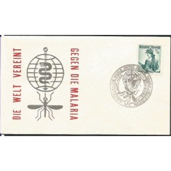 Austria 1962, Malaria, medycyna, owad komar. Bregencja