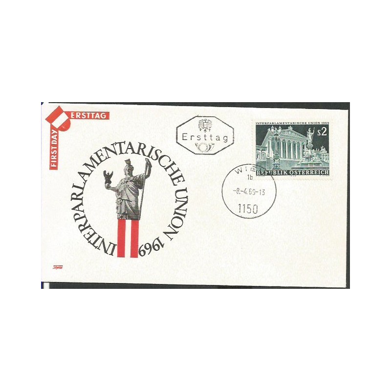 Austria 1969, Parlament. FDC