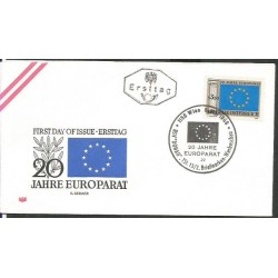 Austria 1969, Rada Europy. FDC