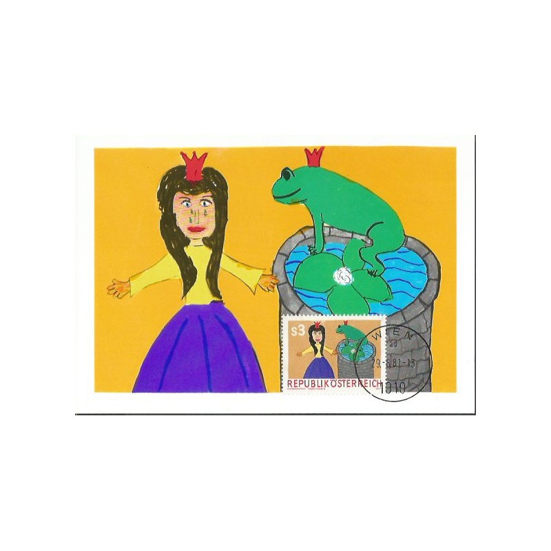 Austria 1981, Bajka, Król Żaba. Karta maksimum