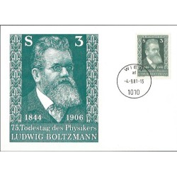 Austria 1981, Fizyka, Ludwig Boltzmann. Karta maksimum