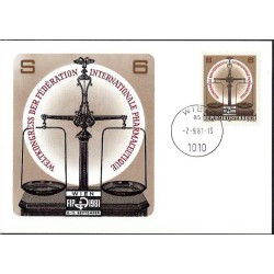 Austria 1981, Medycyna, Kongres Międzynarodowej Federacji Farmaceutycznej. Karta maksimum