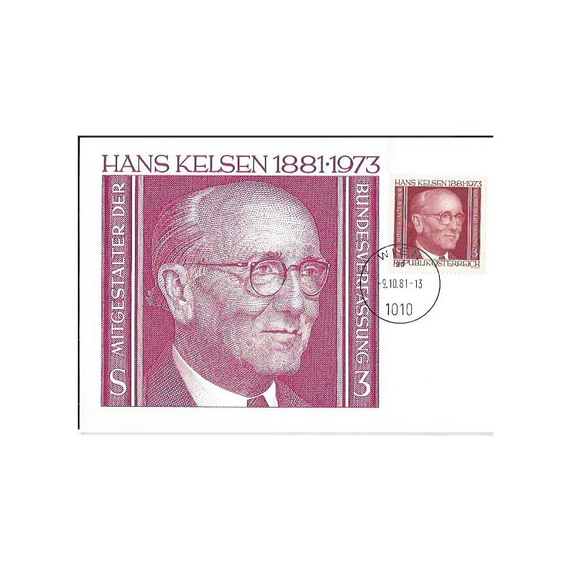 Austria 1981, Prawo, Hans Kelsen. Karta maksimum