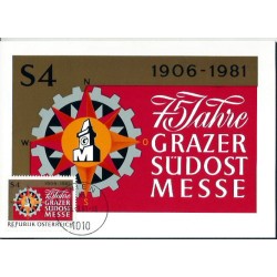 Austria 1981, Targi Południowo-Wschodnie w Grazu. Karta maksimum