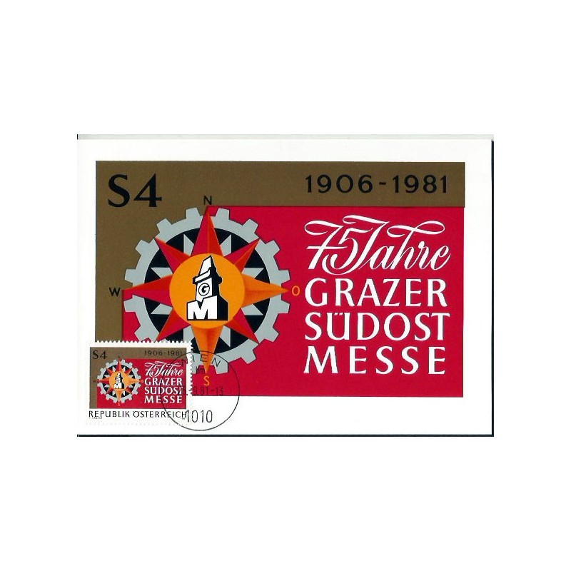 Austria 1981, Targi Południowo-Wschodnie w Grazu. Karta maksimum