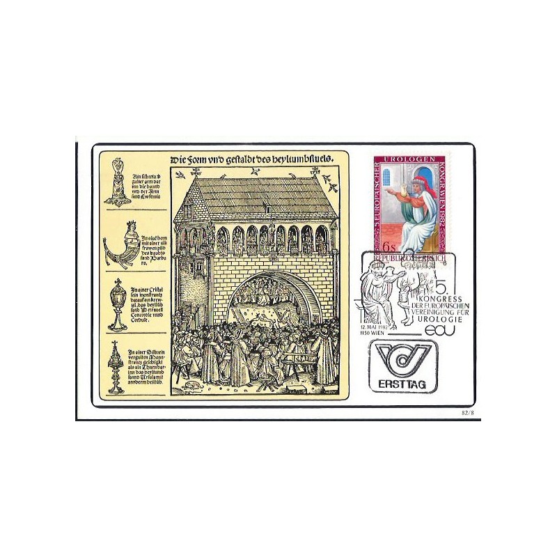 Austria 1982, Medycyna, Kongres Europejskiej Unii Urologicznej. Karta maksimum