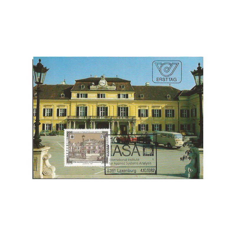 Austria 1982, Międzynarodowy Instytut Analizy Systemów Stosowanych. Karta maksimum